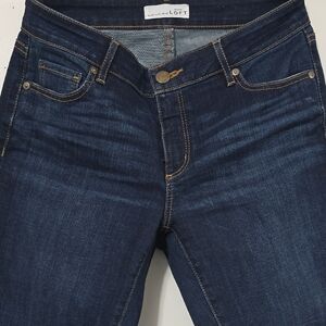 LOFT Dark Wash Denim Jeans